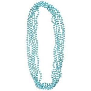 Beistle 50569-LB 6-Pack Light Blue Baby Shower Beads, 33-Inch